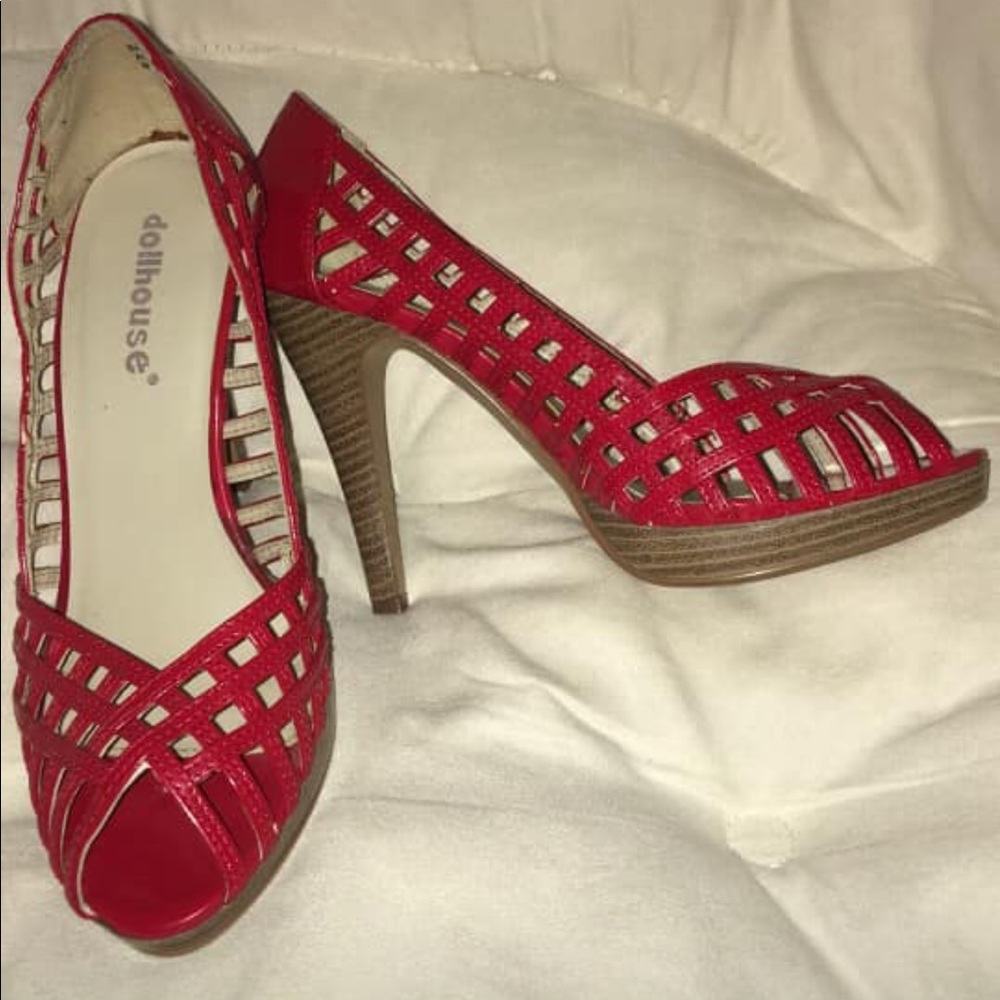 Red high heels